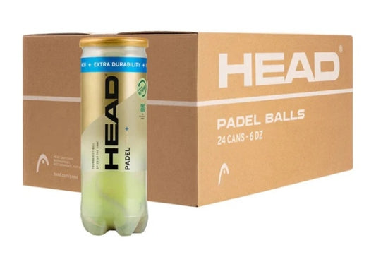 Head Padel Pro S+ 1 eske/24 rør. Totalt 72 baller